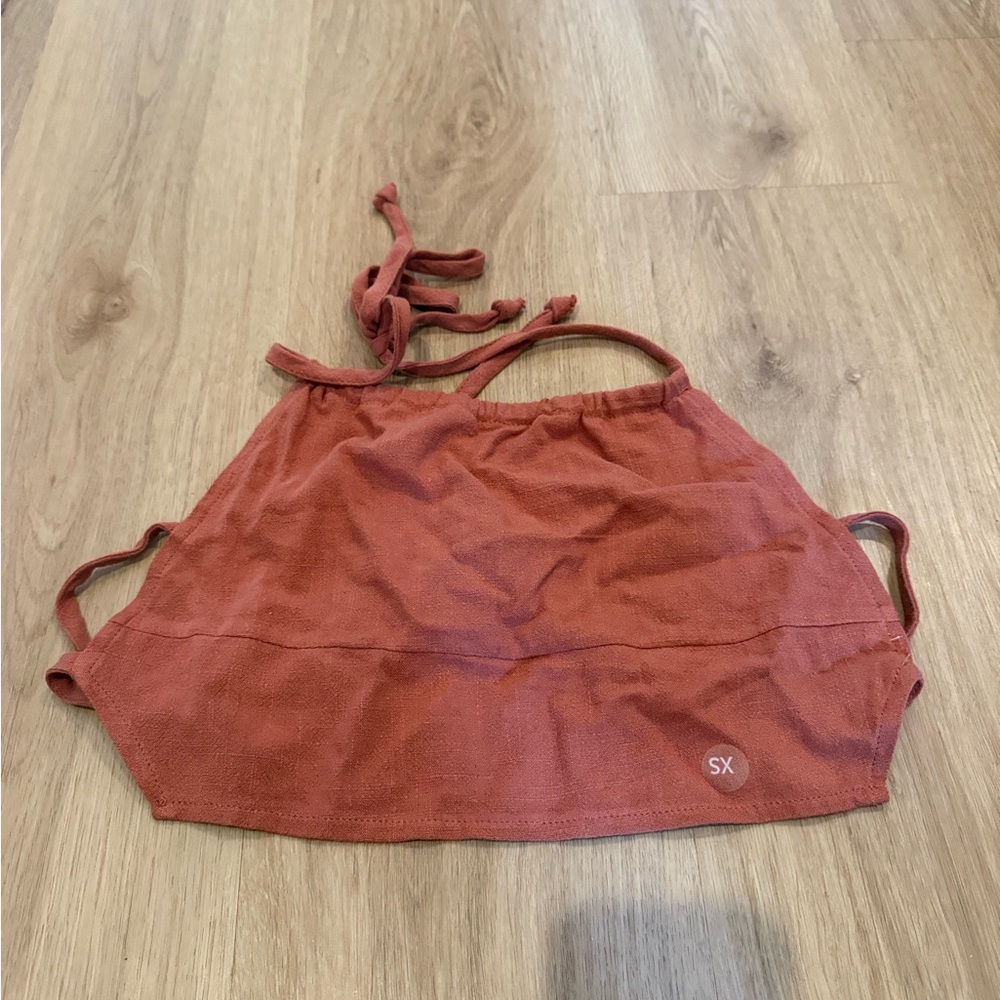 La Hearts Rust Crop Top